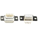 Provertha TMC 25 Way Straight 2.84 mm Pitch Through Hole D-Sub Connector, 1kV Voltage, 5A Current, with 4-40 UNC 003626