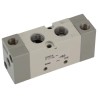 SMC Pneumatic Solenoid Valve Pilot Rc 1/4, Zinc Alloy Body, 600 L/min Flow Rate, 0.9 MPa Pressure, 2 Positions VFA3000