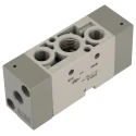 SMC Pneumatic Solenoid Valve Pilot Rc 1/4, Zinc Alloy Body, 600 L/min Flow Rate, 0.9 MPa Pressure, 2 Positions VFA3000