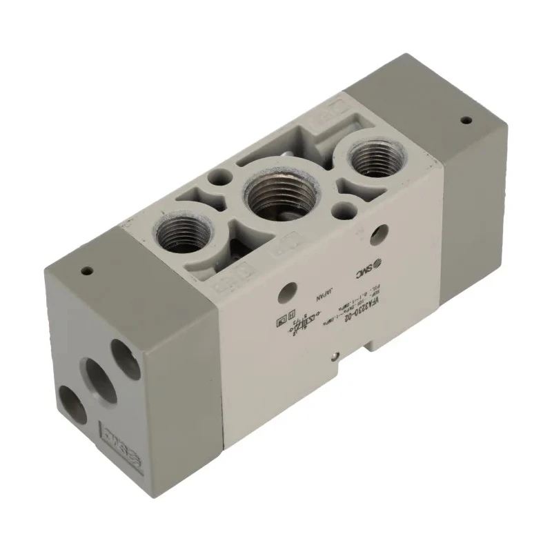 SMC Pneumatic Solenoid Valve Pilot Rc 1/4, Zinc Alloy Body, 600 L/min Flow Rate, 0.9 MPa Pressure, 2 Positions VFA3000