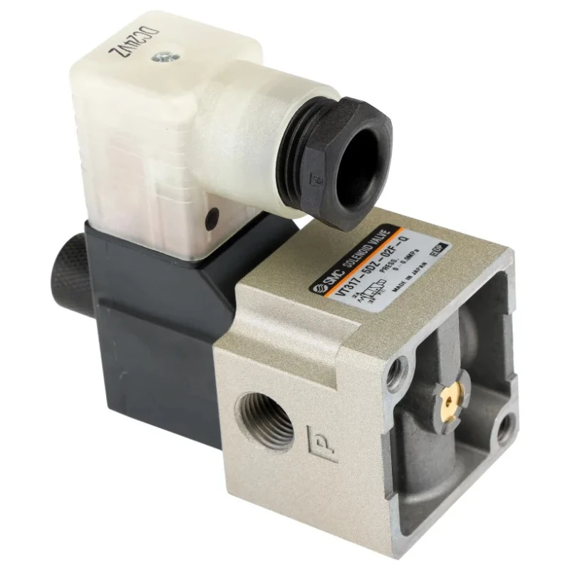 SMC Pneumatic Control Valve 3/2 NC Solenoid G VT317 Series 24V DC 6.3W Power 