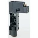 Crouzet 81513 Series 2 Station Sub-Base with Push-in Ports, Nitrile Butadiene Rubber, Brass, Polyamide 66 Body 81513065