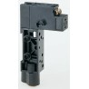 Crouzet 81513 Series 2 Station Sub-Base with Push-in Ports, Nitrile Butadiene Rubber, Brass, Polyamide 66 Body 81513065