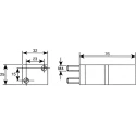 Crouzet Pneumatic Relay 81 Series Pneumatic Manual Control Valve III B 2 Hand Control 8 bar 200NL/min 2.5mm Thread 81580101