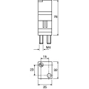 Crouzet Pneumatic Relay 81 Series Pneumatic Manual Control Valve III B 2 Hand Control 8 bar 200NL/min 2.5mm Thread 81580101