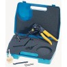 ERNI Crimp Tool for Flat Ribbon Cables Model , Pliers for Rolls with 500 Contacts, Coil Holder and 014375 / 014375-E