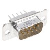 Provertha TMC 9 Way Straight 2.75 mm Pitch Through Hole D-Sub Connector with 4-40 UNC Insert Male 023132