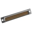 Provertha TMC 37 Way Straight Panel D-Sub Connector with 4-40 UNC Insert Male 1250V 7.5A 023130