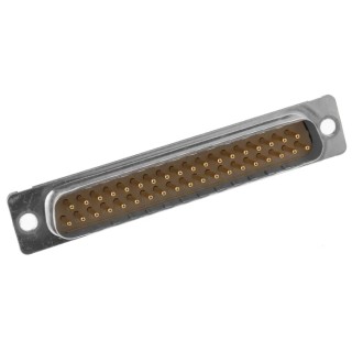 Provertha TMC 37 Way Straight Panel D-Sub Connector with 4-40 UNC Insert Male 1250V 7.5A 023130