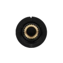 RS PRO Potentiometer Knob 21 mm Diameter Black Plastic Grub Screw for 6.35 mm Circular Shaft 259-6979