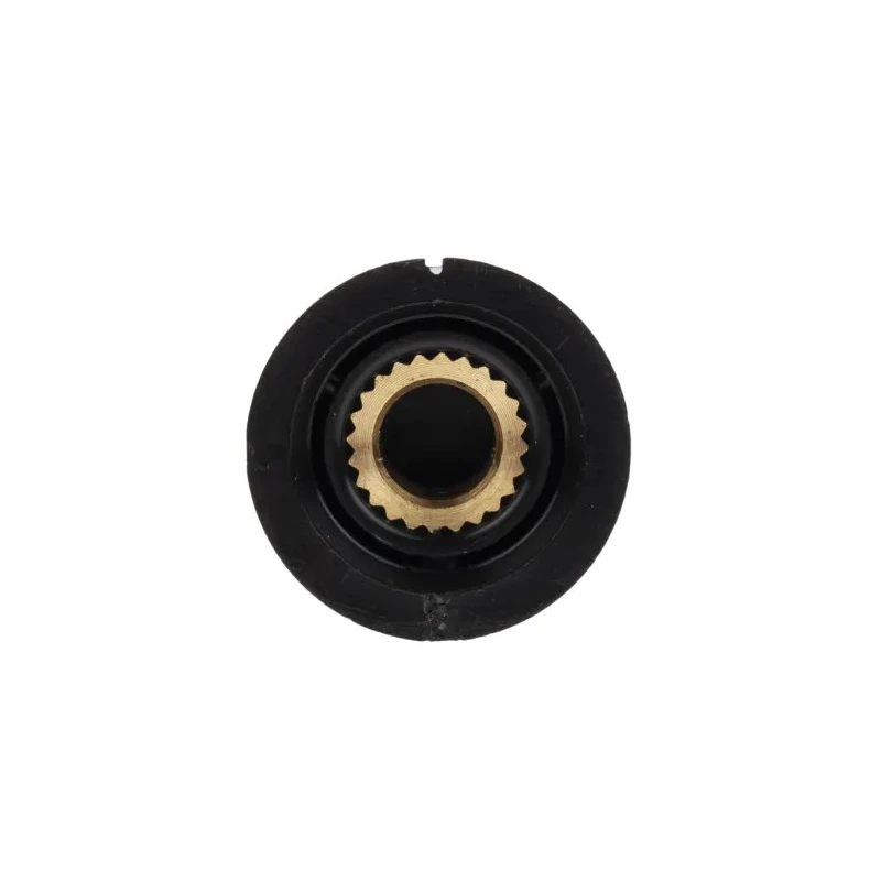 RS PRO Potentiometer Knob 21 mm Diameter Black Plastic Grub Screw for 6.35 mm Circular Shaft 259-6979