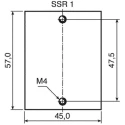 Fischer Elektronik Heatsink for Semiconductors, Transistors, Solid State Relays, PCBs, Thermal Resistance SK89-75KLSSR1