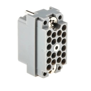 EDAC Heavy Duty Power Connector Straight Male 20 Way 8.5A Thermoplastic Housing 516-020-000-302