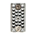EDAC Heavy Duty Power Connector Straight Male 20 Way 8.5A Thermoplastic Housing 516-020-000-302