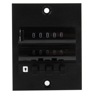 Hengstler Pneumatic Counter 497 Series 2 bar to 8 bar Pressure Range, 5-Digit Preset, Panel or Surface Mount 0 497 487