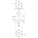 SMC 3 Pin M8 PNP Reed Pneumatic Switch DR Series, 24V DC, LED Indicator, IP67 D-R731L