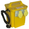 Carroll & Meynell Portable Safety Isolating Site Transformer 750 VA, 230 V ac Primary, ±55 V ac Secondary, 6 A Output CM15002