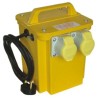 Carroll & Meynell Portable Safety Isolating Site Transformer 750 VA, 230 V ac Primary, ±55 V ac Secondary, 6 A Output CM15002