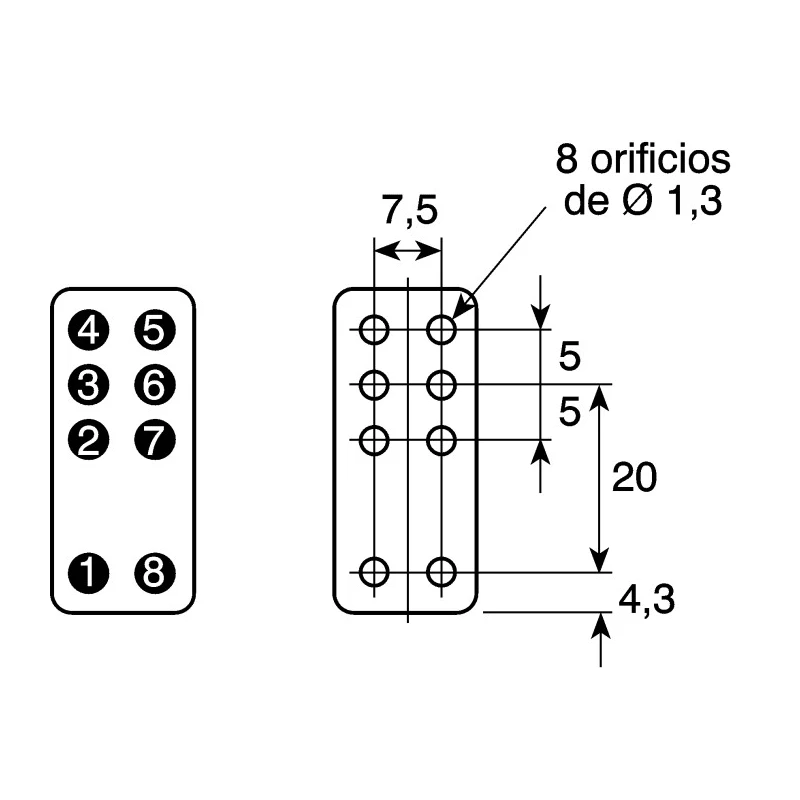 Omron Socket for Use with H3RN Series 