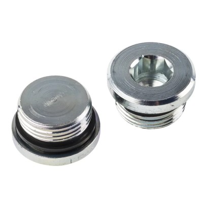 Parker Hydraulic Blanking Plug Male 24° Angle Steel Stainless Steel Brass Zinc Plated Chromium 1 in Hose ID VSTI1EDCF
