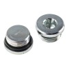 Parker Hydraulic Blanking Plug Male 24° Angle Steel Stainless Steel Brass Zinc Plated Chromium 1 in Hose ID VSTI1EDCF