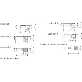 Provertha TMC Series Female Blanking Plate for Use With D-Sub Connector 014867