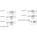 Provertha TMC Series Female Blanking Plate for Use With D-Sub Connector 014867