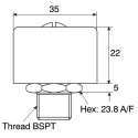Parker 35 mm Diameter Hydraulic Breather Cap H00279003