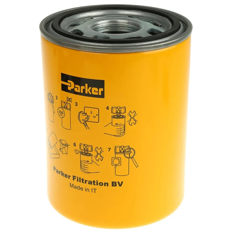 Parker Replacement Hydraulic Filter Element 10 μm 133mm Length 135mm Diameter 160L/min Flow 10 bar Pressure 926502