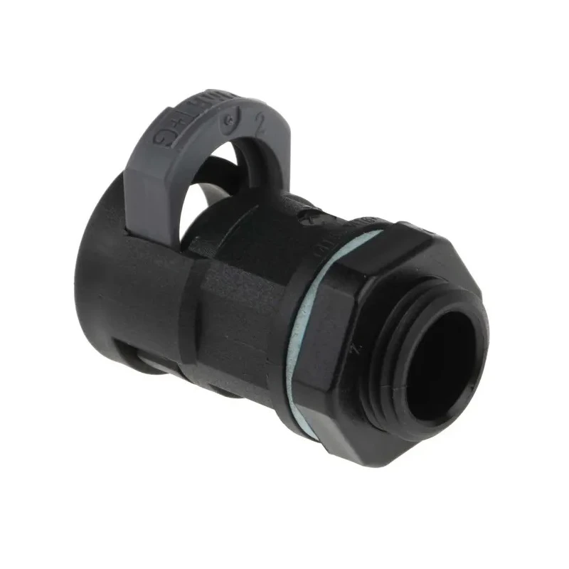 PMA Black Polyamide 6 Conduit Fitting 12 mm Nominal Size M16 Thread IP68 BVNV-M162