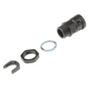 PMA Black Polyamide 6 Conduit Fitting 12 mm Nominal Size PG11 Thread IP68 Rated BVNV-P112