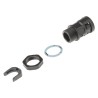 PMA Black Polyamide 6 Conduit Fitting 12 mm Nominal Size PG11 Thread IP68 Rated BVNV-P112