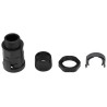 PMA Black Polyamide 6 Conduit Fitting 17 mm Nominal Size PG13.5 Threaded IP68 Rated BVNV-P137