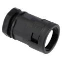 PMA Black Polyamide 6 Conduit Fitting 17 mm Nominal Size PG13.5 Threaded IP68 Rated BVNV-P137