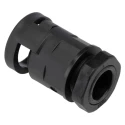 PMA Black Polyamide 6 Conduit Fitting 17 mm Nominal Size PG13.5 Threaded IP68 Rated BVNV-P137