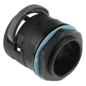 PMA Black Polyamide 6 Conduit Fitting, 48 mm Nominal Size, M50 Thread, IP68 Rating BVNV-M508