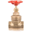 RS PRO Brass Gate Valve 3/4 in Inlet and Outlet Female Ports, Maximum Operating Pressure 20 bar, Handle Height 95mm 261-0306