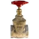 RS PRO Brass Gate Valve 1 to 1/4 in Inlet Port, 1-1/4 in Female Outlet Port, 20 bar Max Operating Pressure 261-0334
