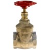 RS PRO Brass Gate Valve 1 to 1/4 in Inlet Port, 1-1/4 in Female Outlet Port, 20 bar Max Operating Pressure 261-0334