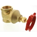 RS PRO Brass Gate Valve BSPT Female 2 in Inlet/Outlet, Maximum Operating Pressure 20 bar 261-0356
