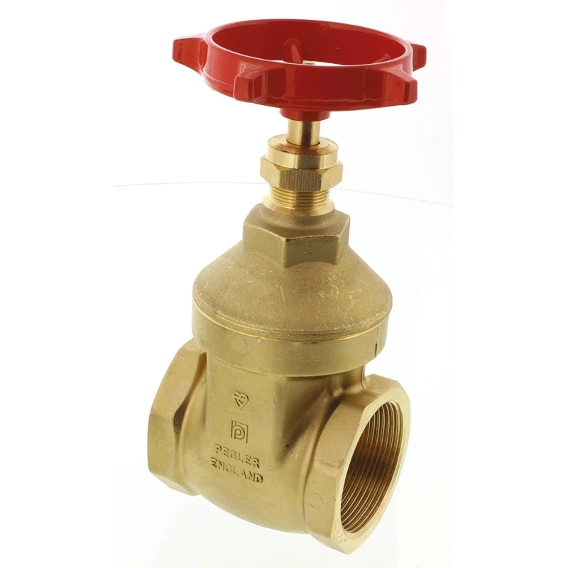 RS PRO Brass Gate Valve BSPT Female 2 in Inlet/Outlet, Maximum Operating Pressure 20 bar 261-0356