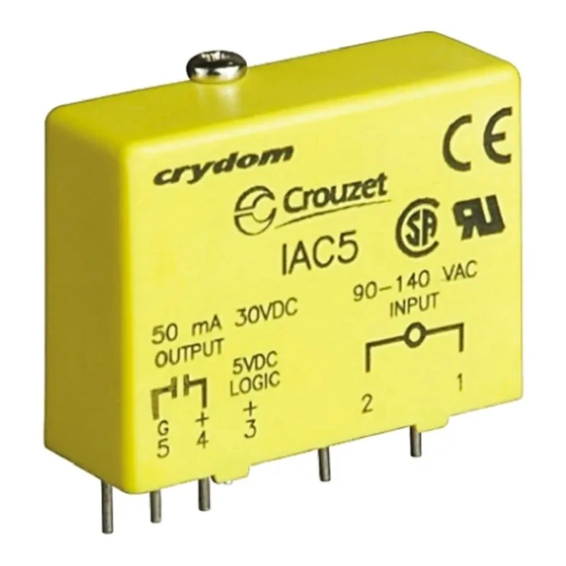 Crydom IAC Series Interface Relay Module PCB Mount 110V AC/DC Coil 6mA IAC5