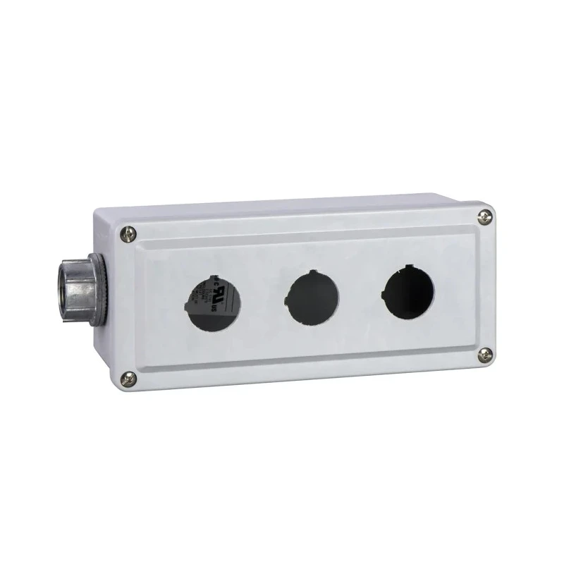 Schneider Electric Aluminium Harmony Push Button Enclosure 3 Hole 30mm 9001KY3