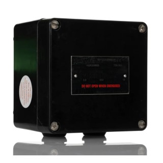 Bartec GB Series Black Polyester Junction Box IP66, 10 Terminals, ATEX Certified, 122mm Length x 120mm Width x 90mm Height 