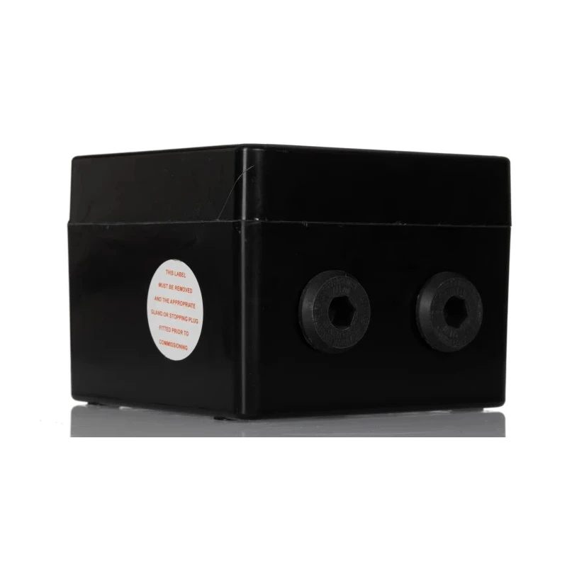 Bartec GB Series Black Polyester Junction Box IP66, 10 Terminals, ATEX Certified, 122mm Length x 120mm Width x 90mm Height 
