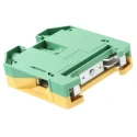 Weidmüller 2-Way WPE 35 Earth Terminal Block 35mm², 12AWG, 2 AWG Wire, Screw Termination, Wemid Housing, ATEX 1010500000