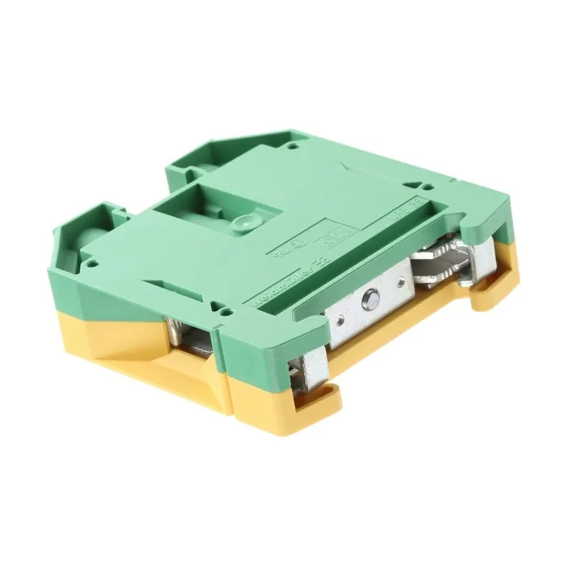 Weidmüller 2-Way WPE 35 Earth Terminal Block 35mm², 12AWG, 2 AWG Wire, Screw Termination, Wemid Housing, ATEX 1010500000