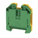 Weidmüller 2-Way WPE 35 Earth Terminal Block 35mm², 12AWG, 2 AWG Wire, Screw Termination, Wemid Housing, ATEX 1010500000