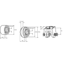 FlexLink Aluminium Anodised Die Cast Linear Motion Component XC System 48mm Diameter XCAW 48