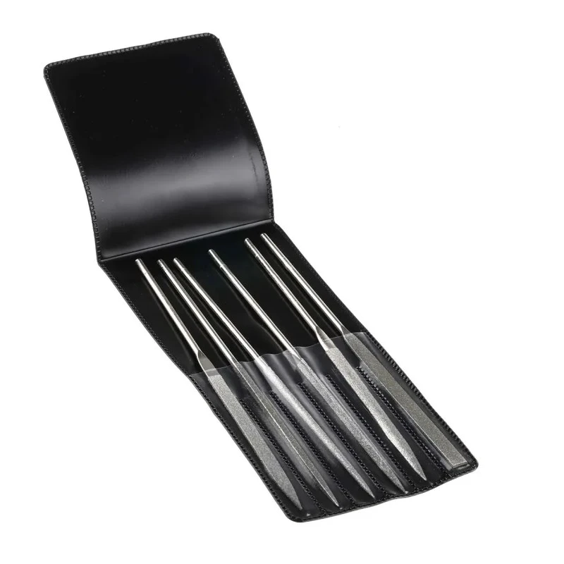 RS PRO Industrial Diamond-Coated Needle File Set 160 mm, 6 Piece, Precision Filing 732-145